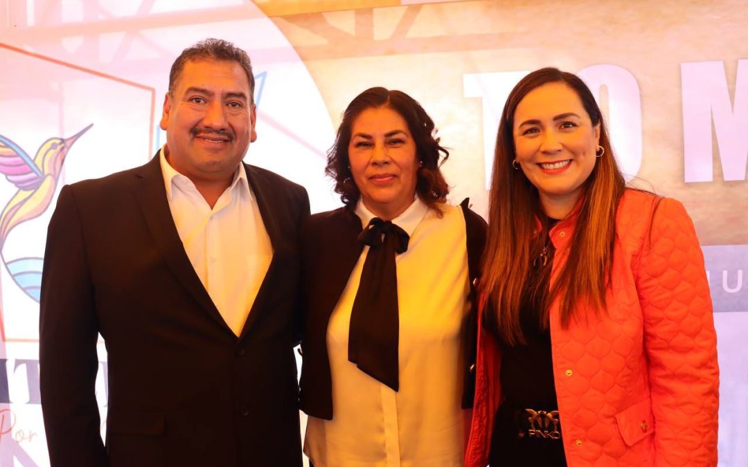 Celebra Jessica Ortega el inicio de un nuevo gobierno naranja en Huitzilac