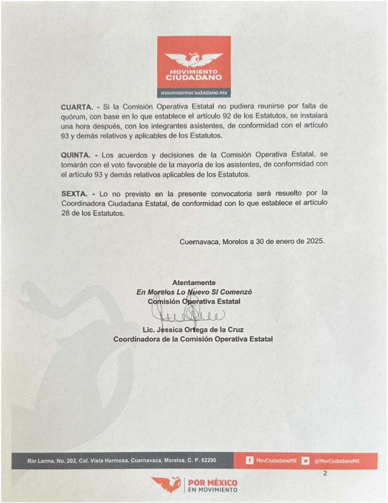 Convocatoria 